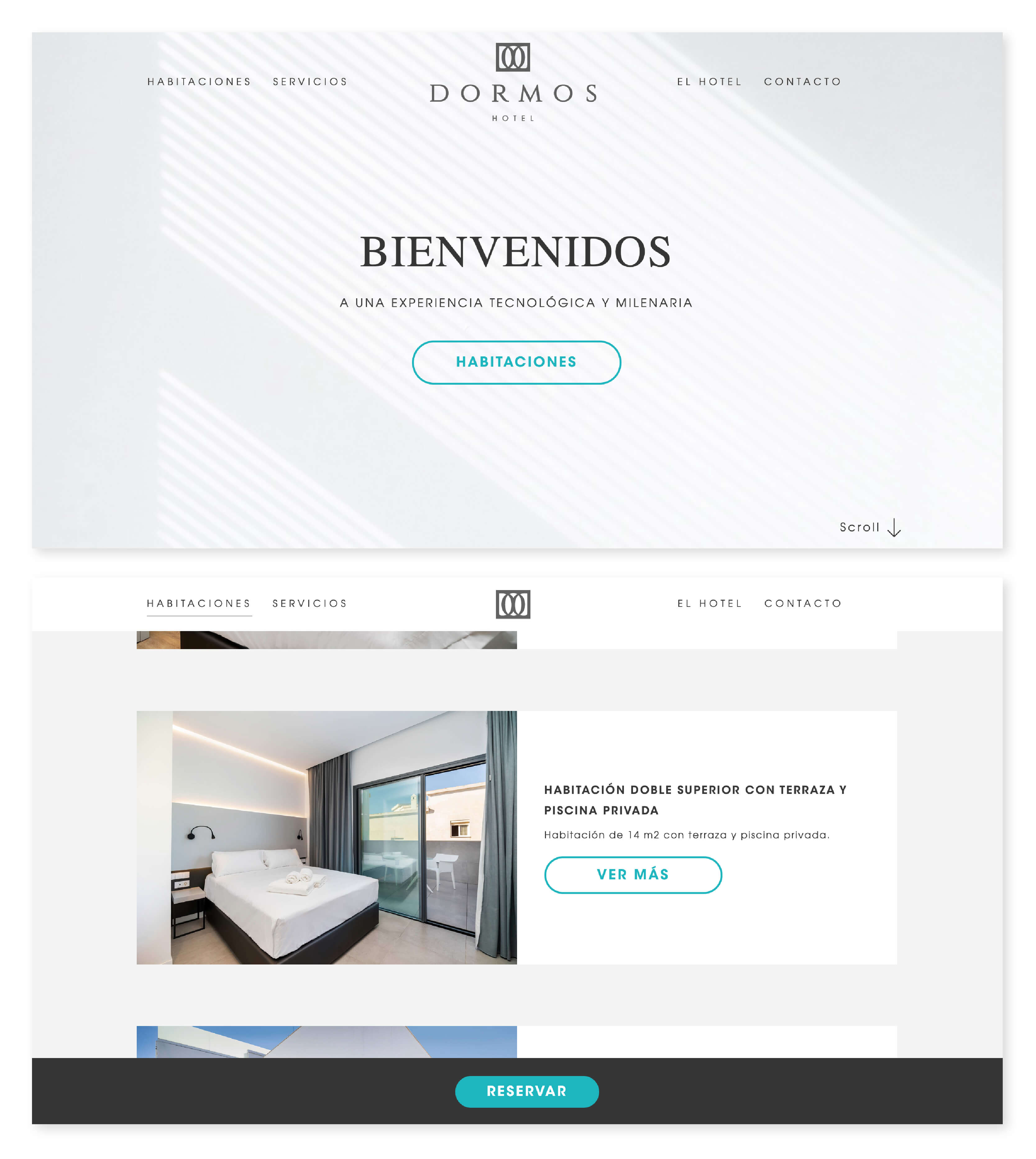 Desarrollo web Hotel Dormos